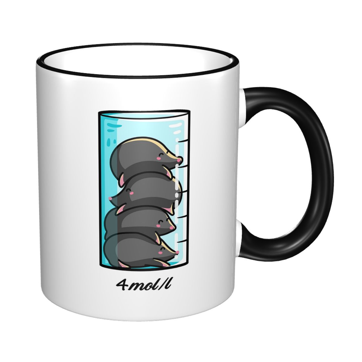 Coffee Tea Jokes - Litre Başına 4 Moles Kimya Bilimi