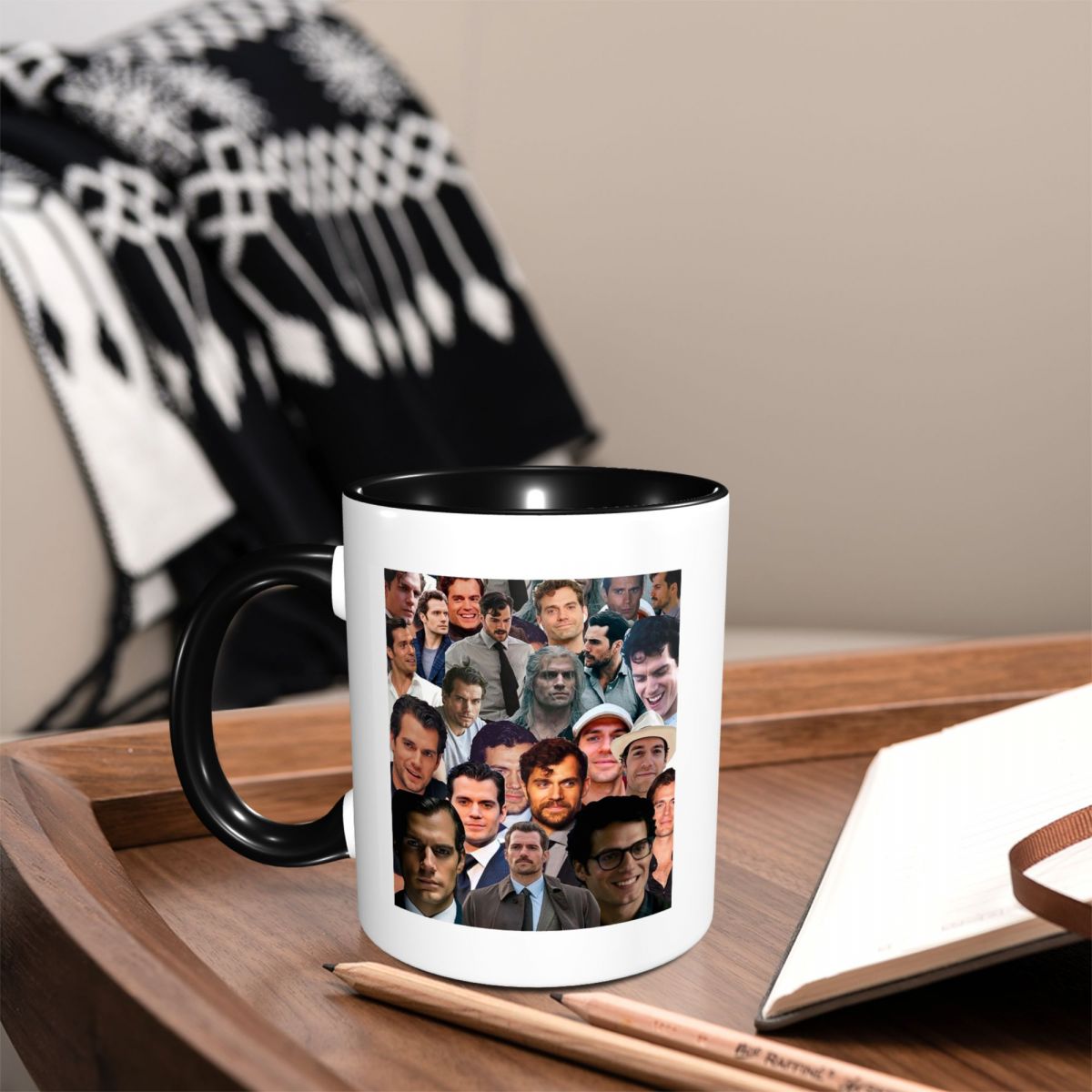 Coffee Tea Photos - Henry Cavill Fotoğraf Kolajı 1 Kupa