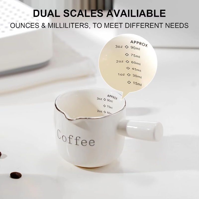 Coffee Tea Cup - Mini Seramik Kahve kulplu fincan V