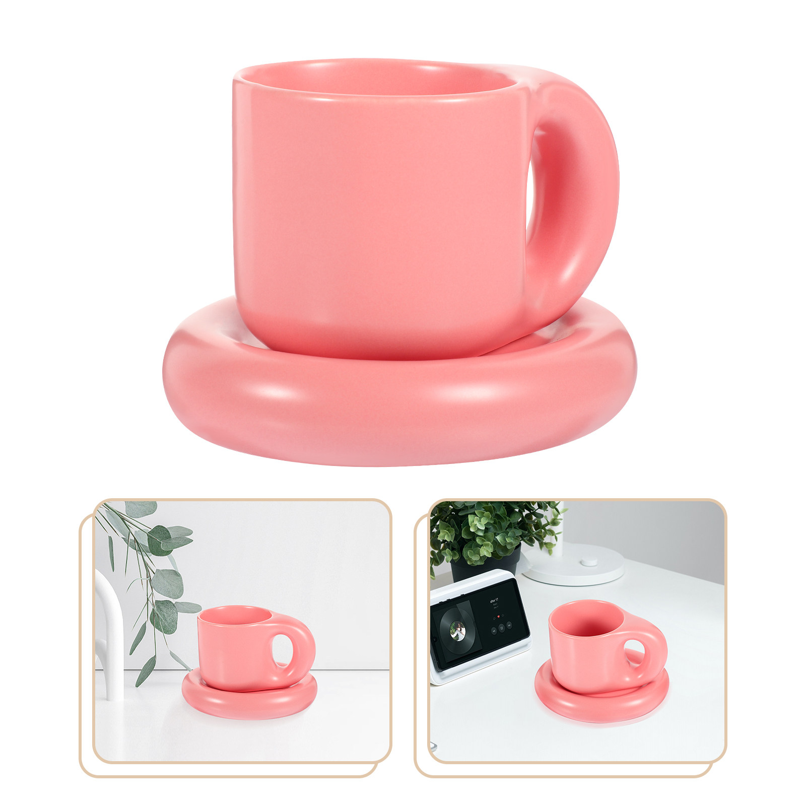 Coffee Tea Home - Seramik Kahve Fincanı Seti, Sıcak Çay