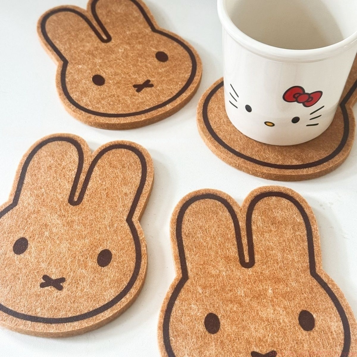 2 adet Miffy Tavşan Bardak Alt - Coffee Tea Photos incelemesi ve fiyatı