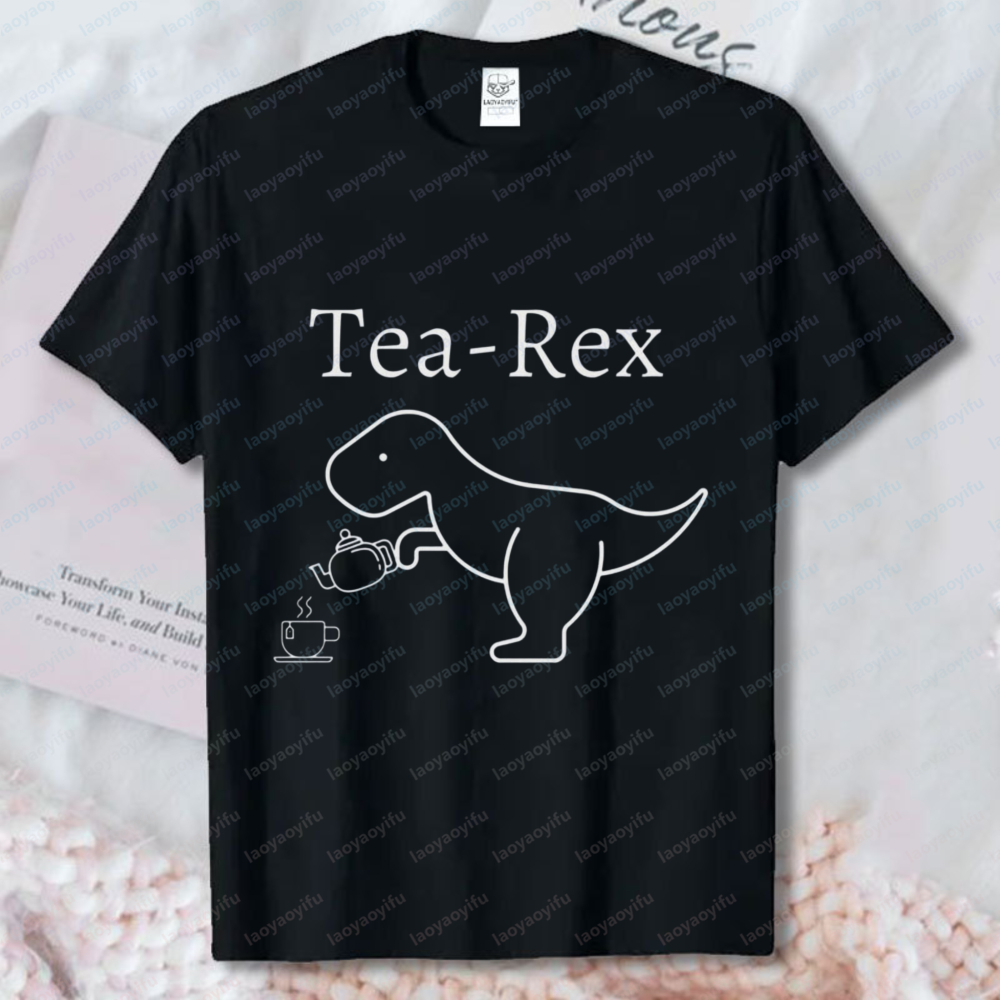 Tea Rex Dinozor Erkek Gömleği  - Coffee Tea Jokes incelemesi ve fiyatı