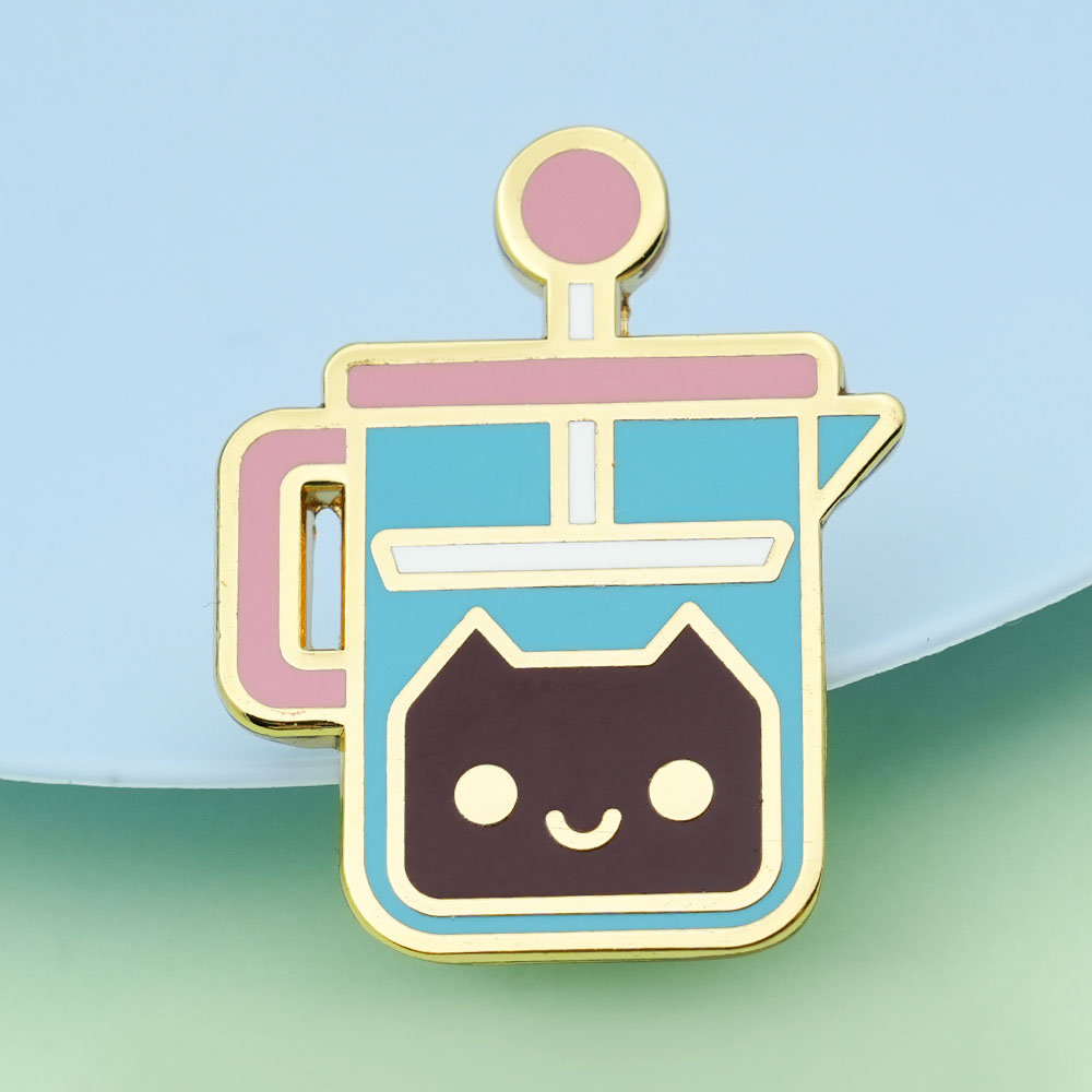 Fransız Basın Kahve Kedi Broş  - French Press Glass incelemesi ve fiyatı