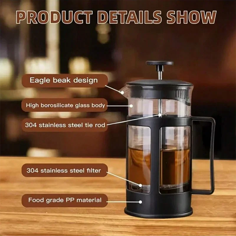 Filtreli El Tipi Çok Fonksiyon - French Press Glass incelemesi ve fiyatı