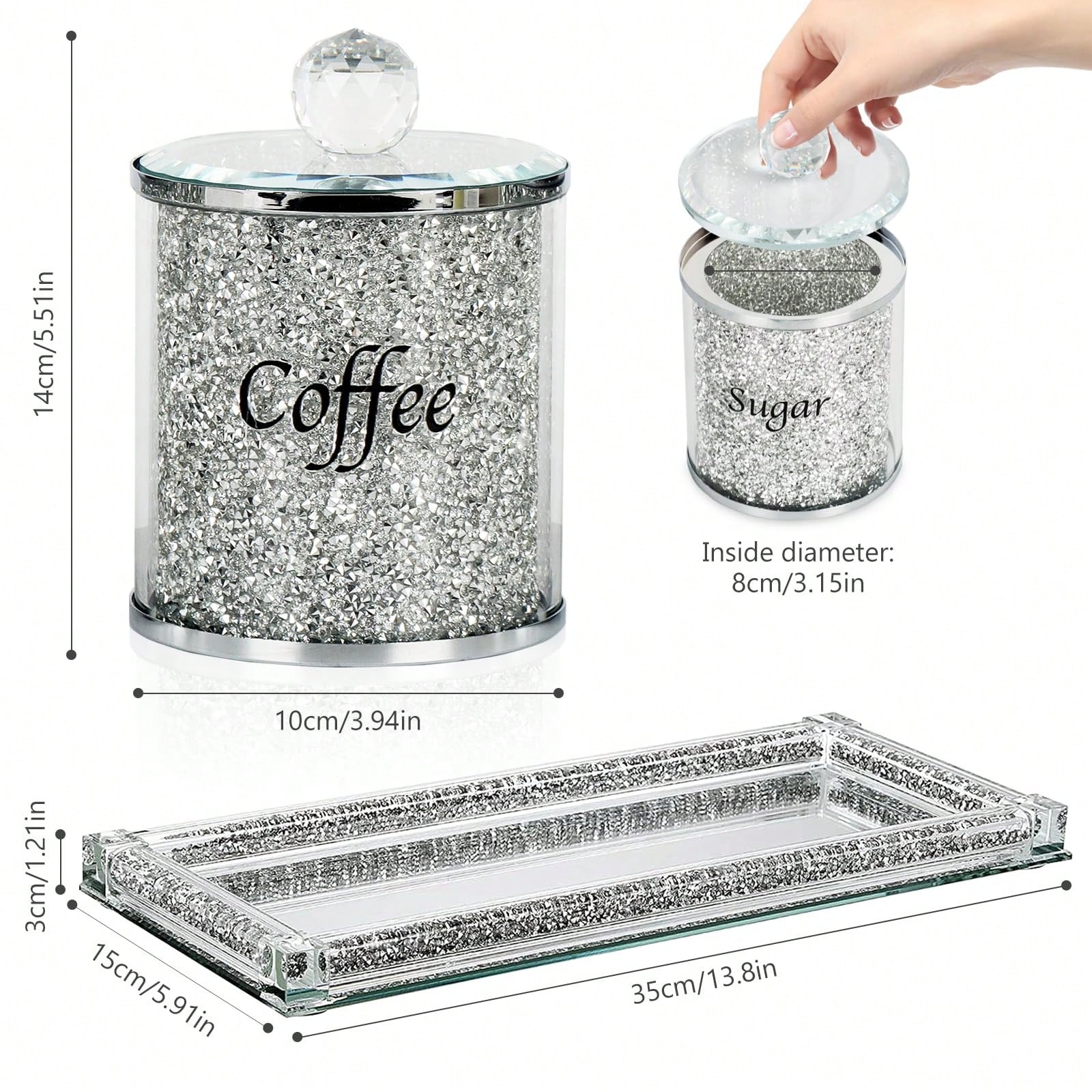 Kahve Şeker Çay Saklama Kabı S - Coffee Tea And Sugar Canisters incelemesi ve fiyatı