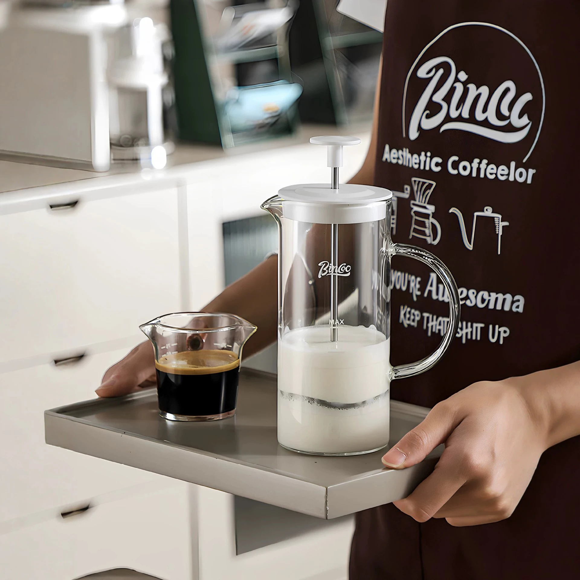 550ml Kahve French Press Pot E - French Press Glass incelemesi ve fiyatı