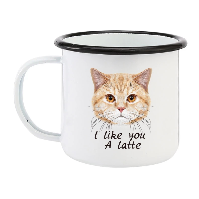350ML Emaye Kahve Kupası DIY L - Coffee Tea Photos incelemesi ve fiyatı
