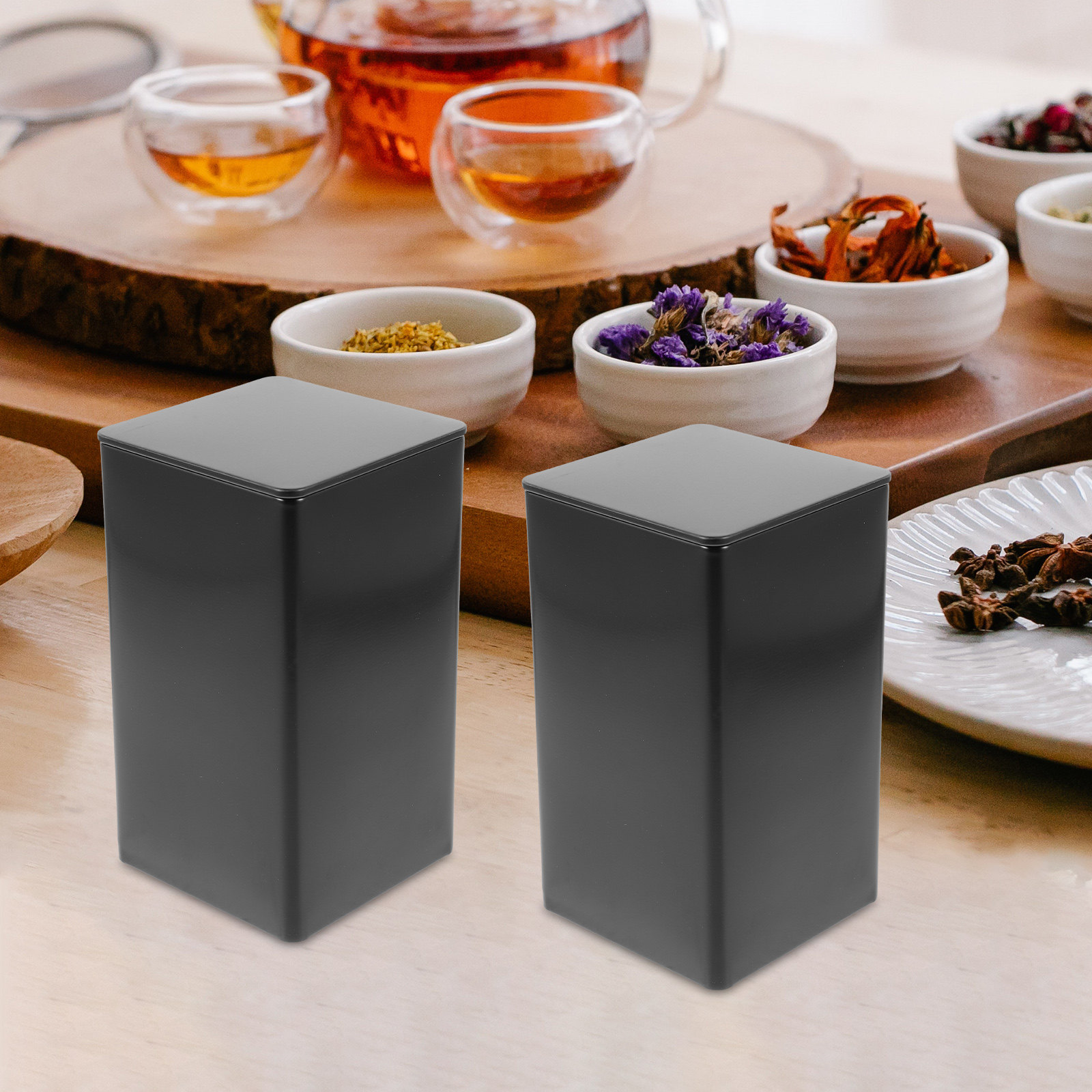 4 adet saklama kavanozları ten - Coffee Tea And Sugar Canisters incelemesi ve fiyatı