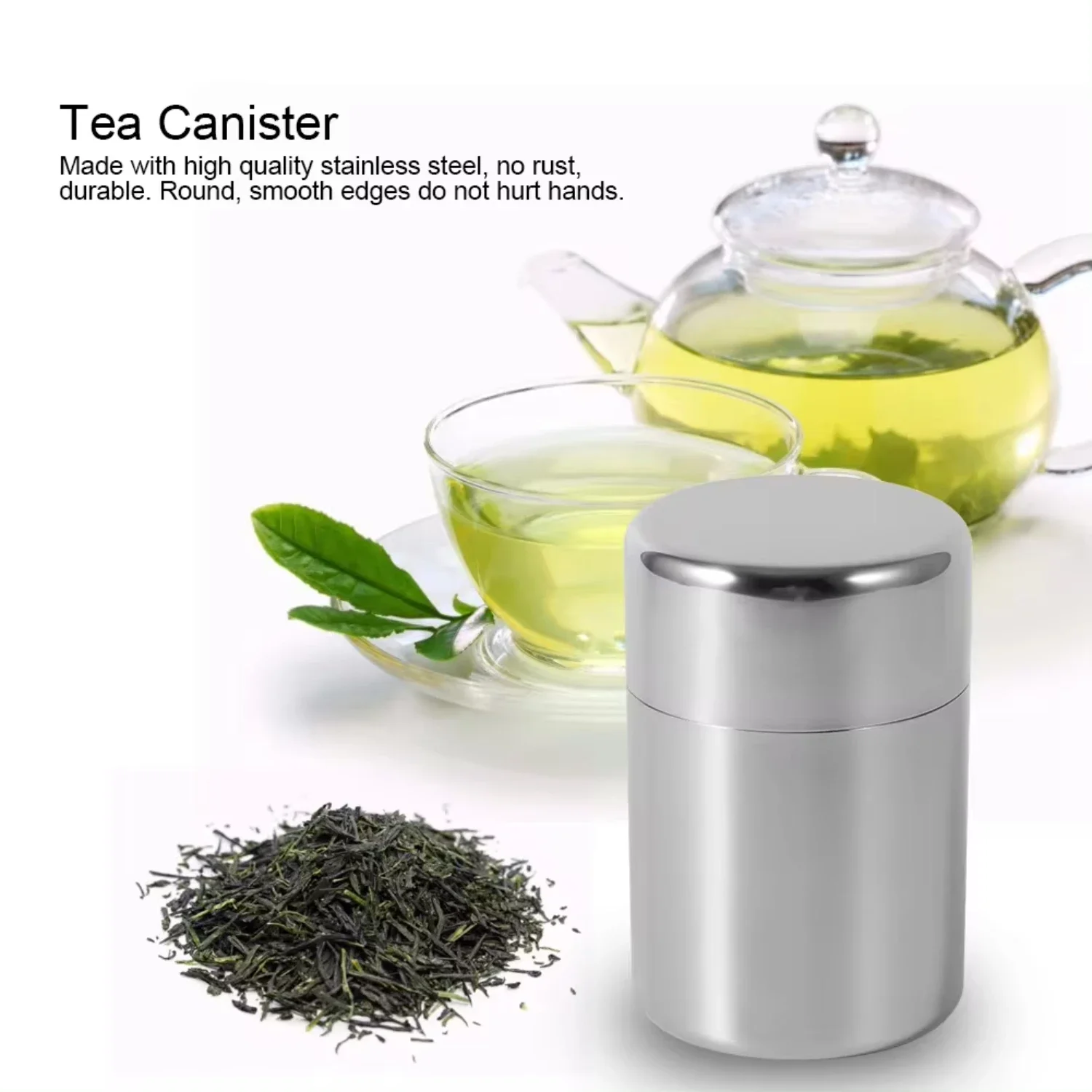 Paslanmaz Çelik Çay Yaprağı Te - Coffee Tea And Sugar Canisters incelemesi ve fiyatı