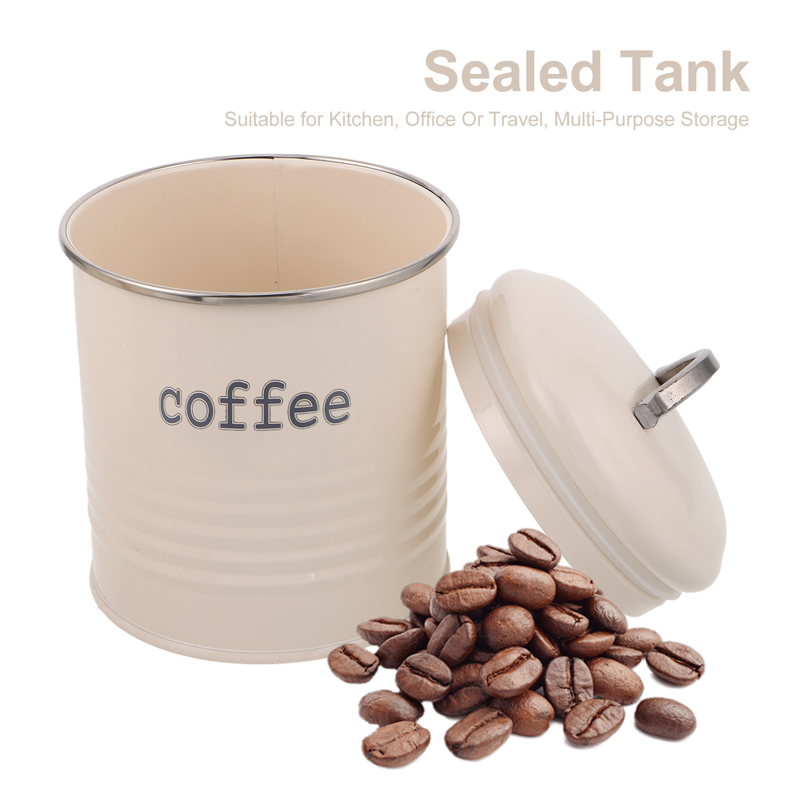 3 adet mühürlü kahve çekirdeği - Coffee Tea And Sugar Canisters incelemesi ve fiyatı